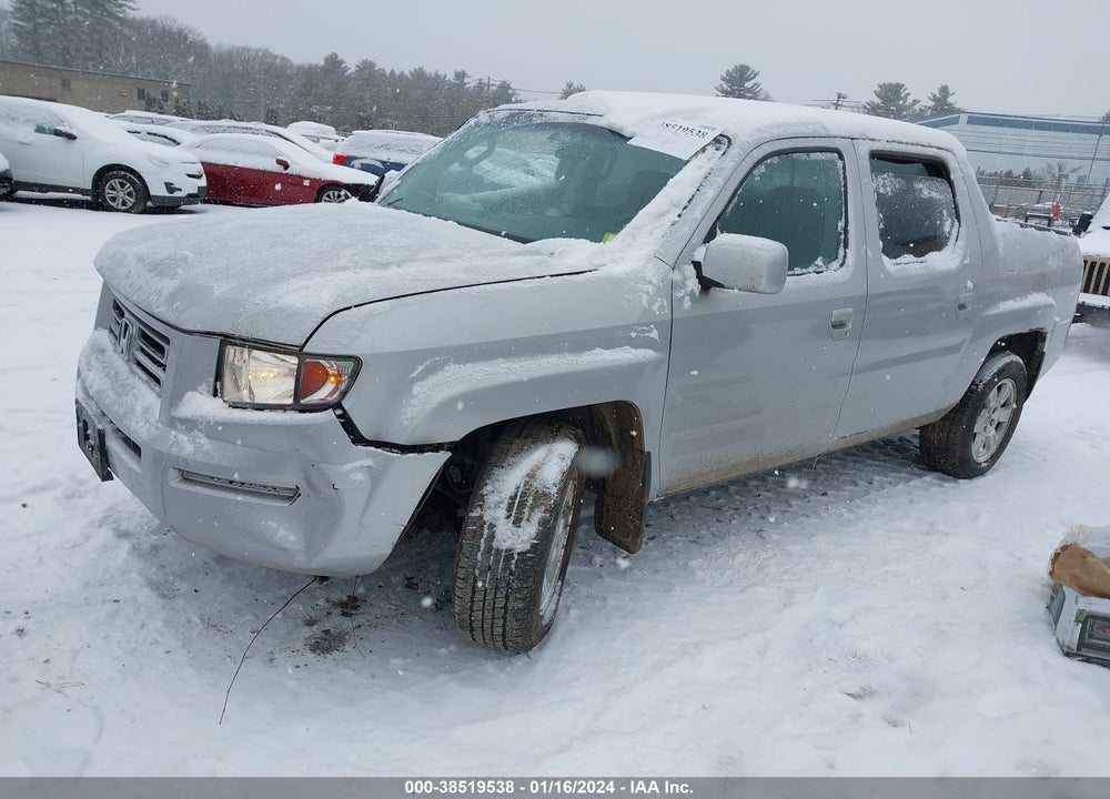 2008 HONDA RIDGELINE RTL VIN: 2HJYK16518H532964