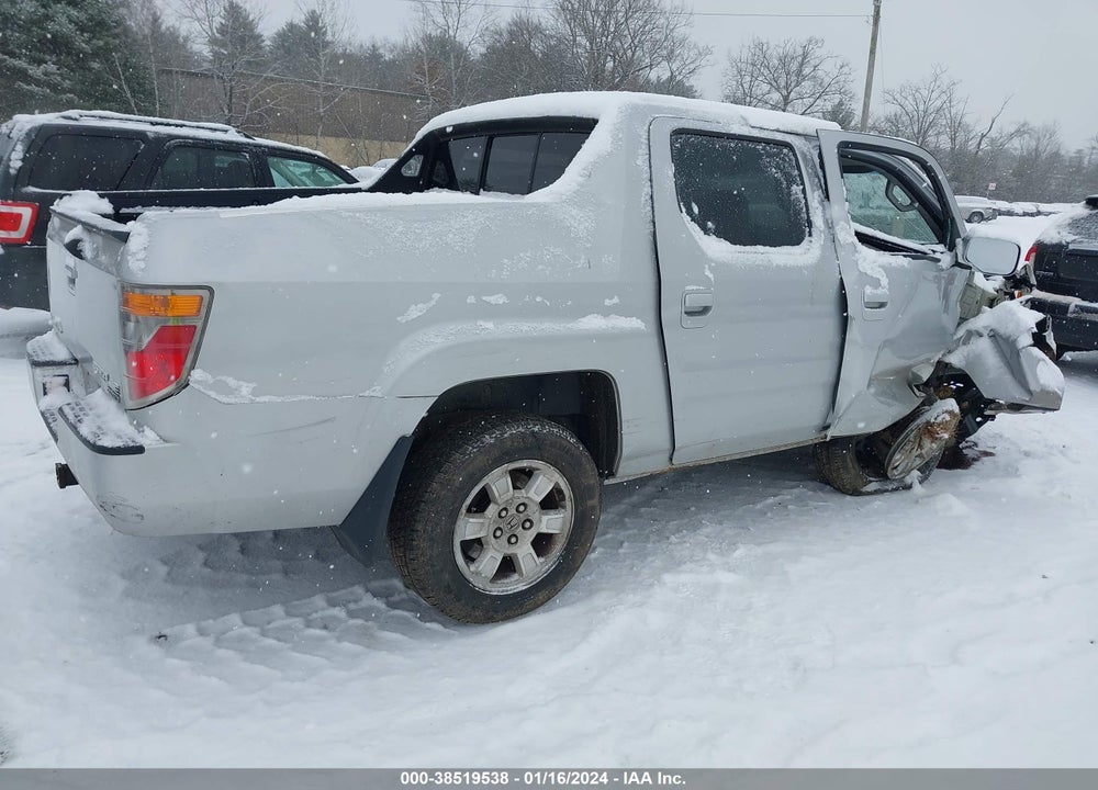 2008 HONDA RIDGELINE RTL VIN: 2HJYK16518H532964
