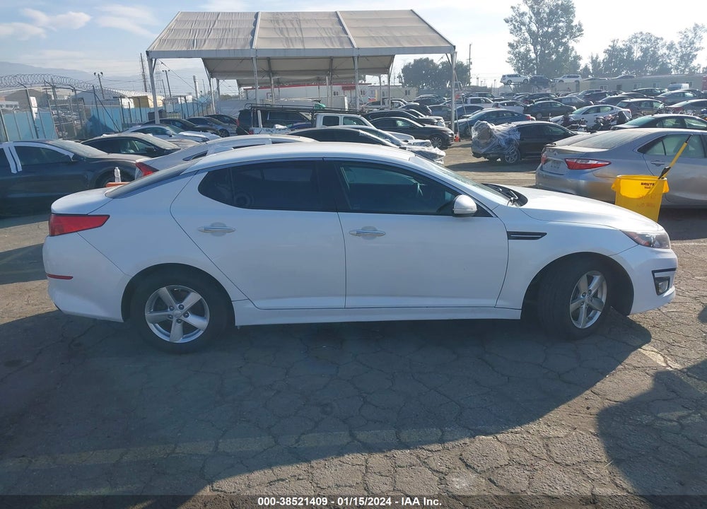 2015 KIA OPTIMA LX VIN: KNAGM4A79F5551073