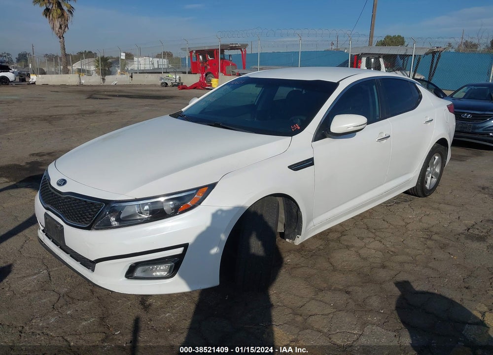 2015 KIA OPTIMA LX VIN: KNAGM4A79F5551073