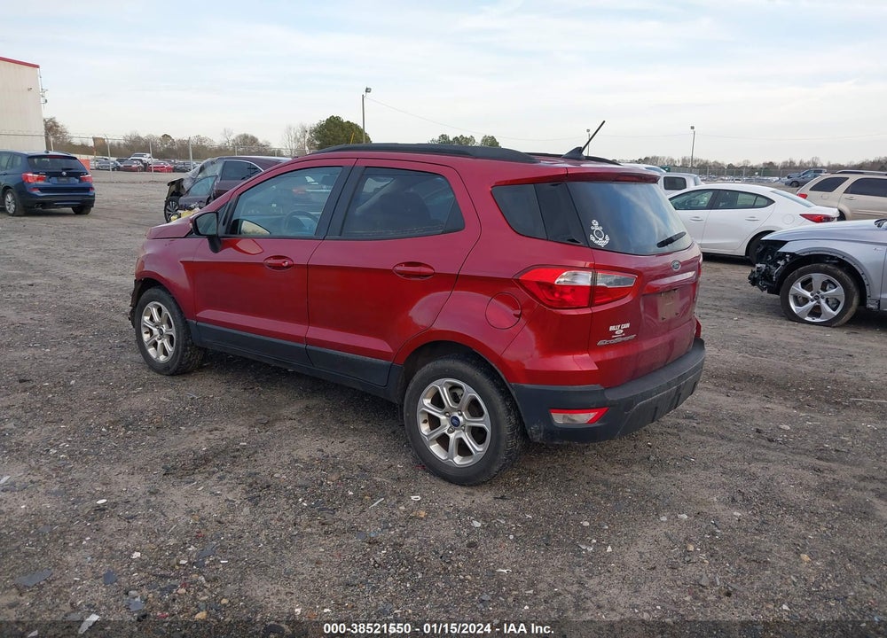 2018 FORD ECOSPORT SE VIN: MAJ3P1TE4JC203615