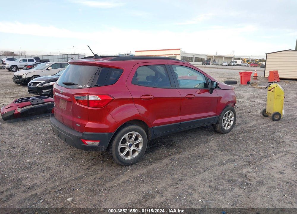 2018 FORD ECOSPORT SE VIN: MAJ3P1TE4JC203615