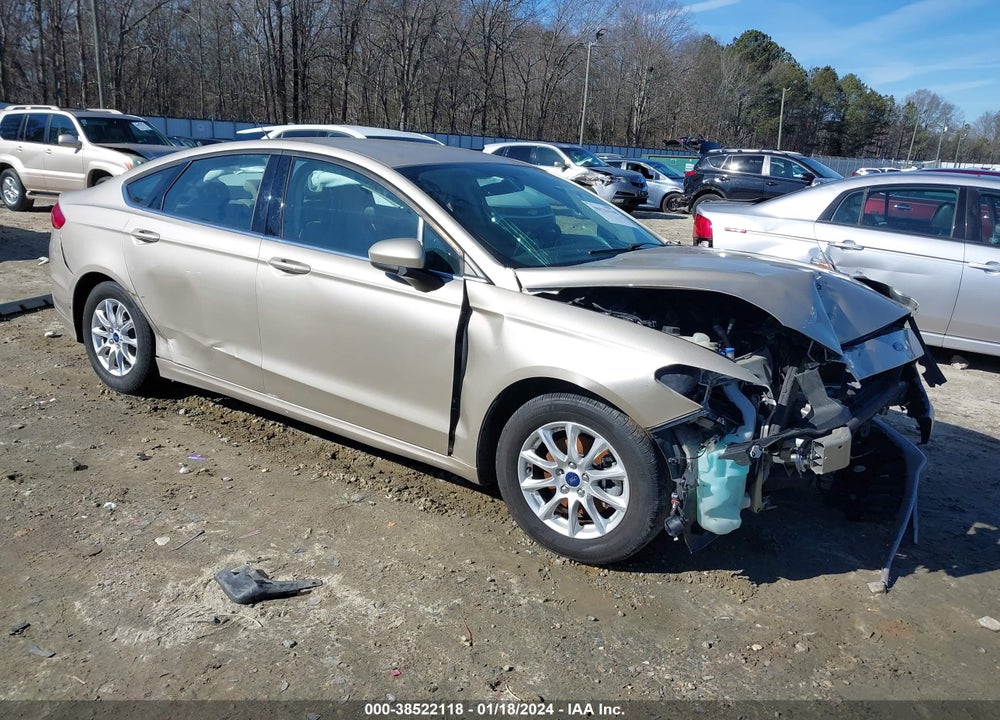 2017 FORD FUSION S VIN: 3FA6P0G76HR382934