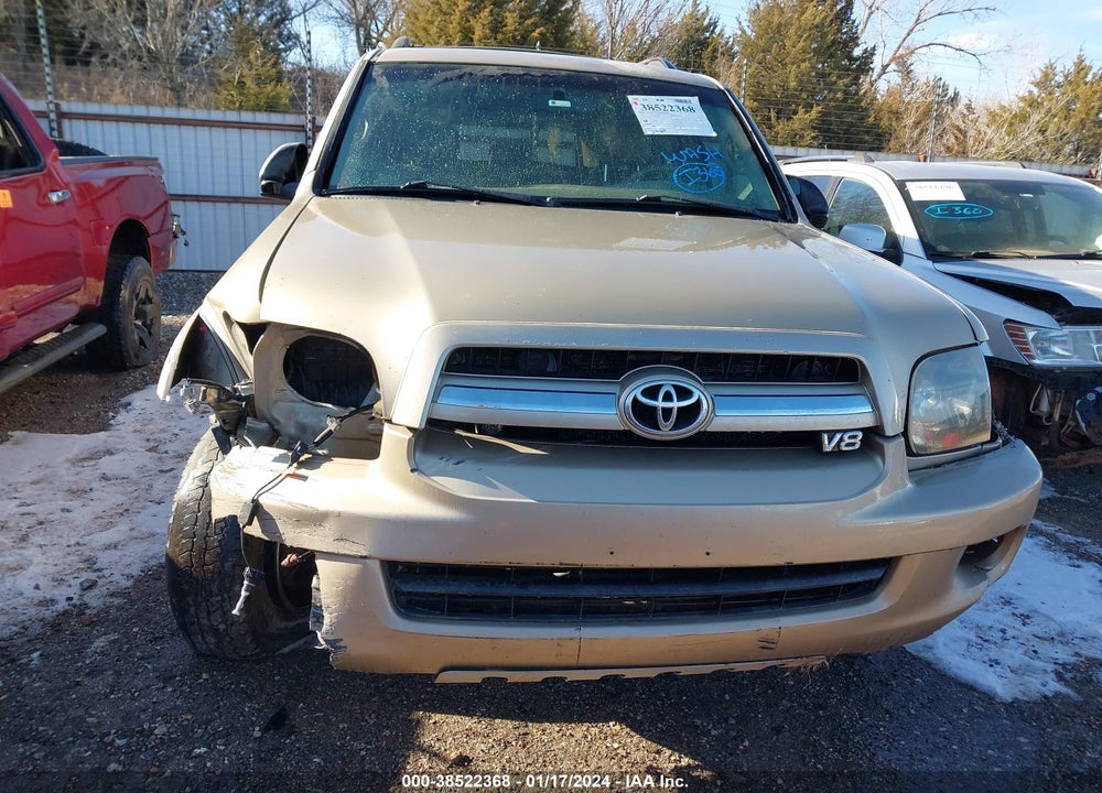 2007 TOYOTA SEQUOIA LIMITED V8 VIN: 5TDBT48A57S286570