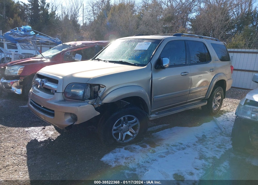 2007 TOYOTA SEQUOIA LIMITED V8 VIN: 5TDBT48A57S286570
