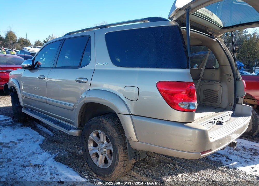 2007 TOYOTA SEQUOIA LIMITED V8 VIN: 5TDBT48A57S286570