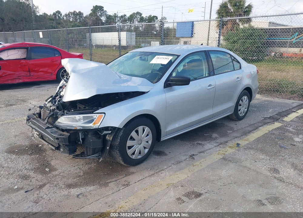 2015 VOLKSWAGEN JETTA 2.0L S VIN: 3VW2K7AJ4FM404439