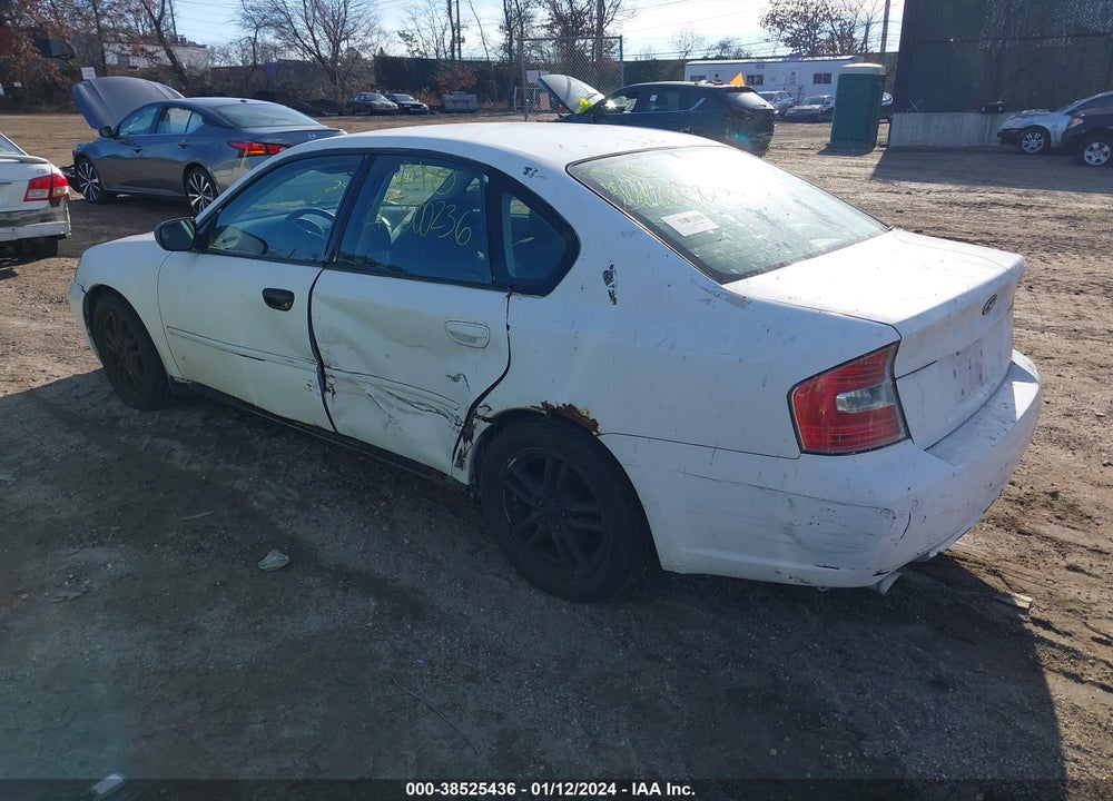 2005 SUBARU LEGACY VIN: 4S3BL616257228554