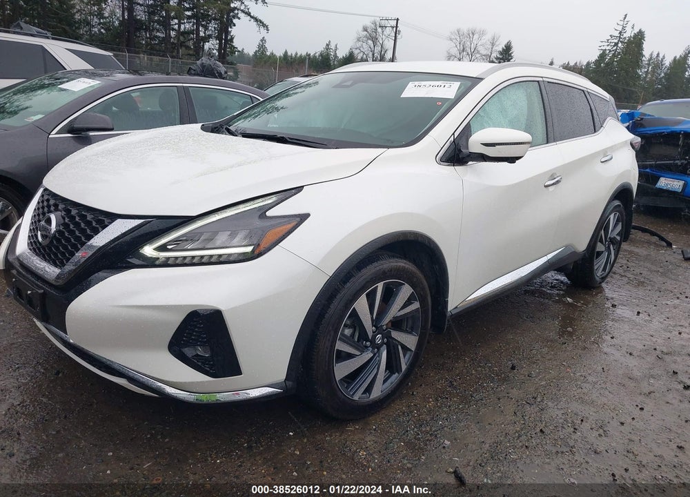 2022 NISSAN MURANO SL INTELLIGENT AWD VIN: 5N1AZ2CS3NC113896