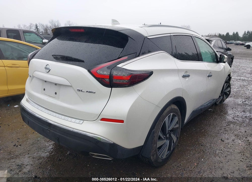 2022 NISSAN MURANO SL INTELLIGENT AWD VIN: 5N1AZ2CS3NC113896