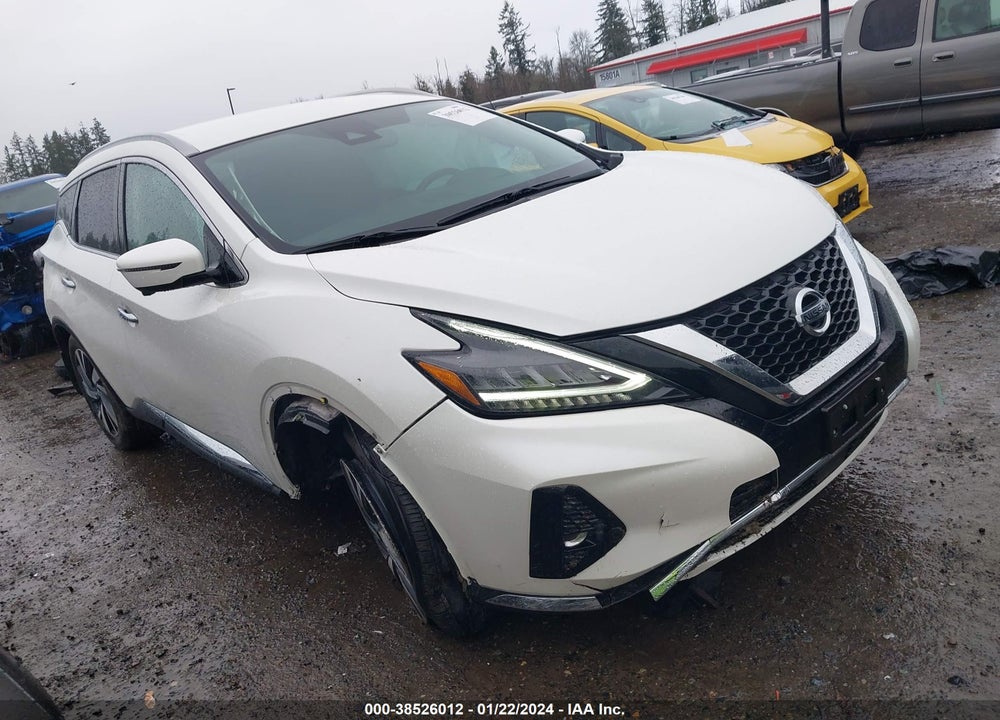 2022 NISSAN MURANO SL INTELLIGENT AWD VIN: 5N1AZ2CS3NC113896