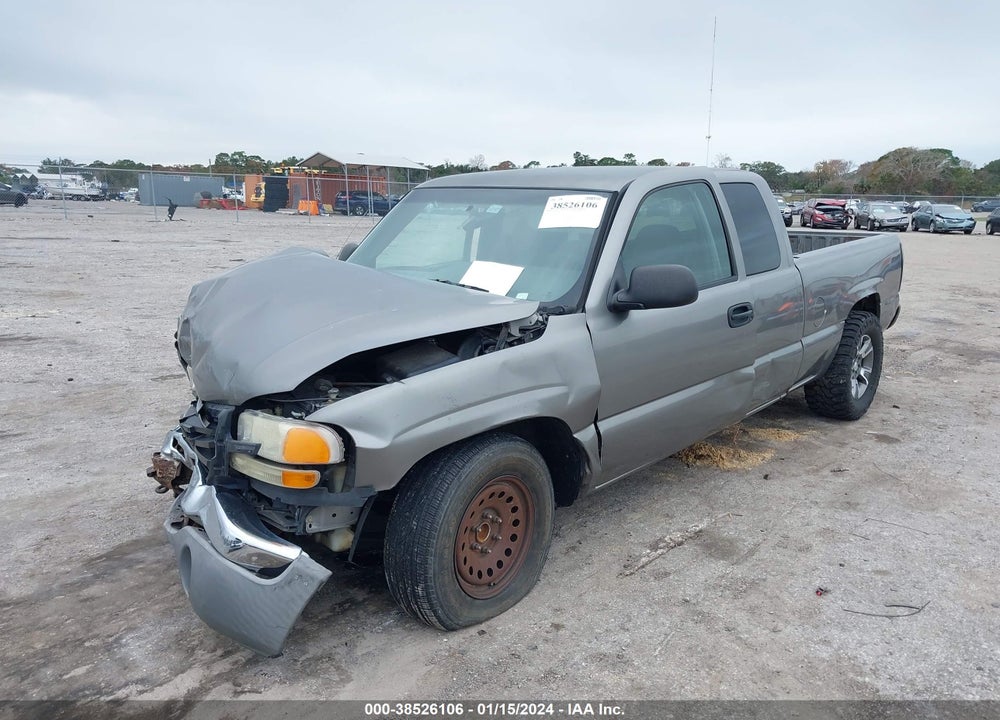 2006 GMC SIERRA 1500 WORK TRUCK VIN: 1GTEC19X66Z266646