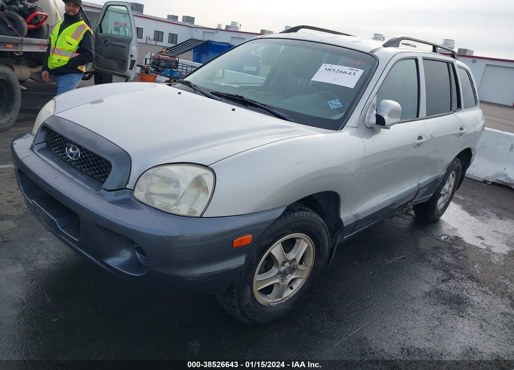 2004 HYUNDAI SANTA FE VIN: KM8SB12B84U663561