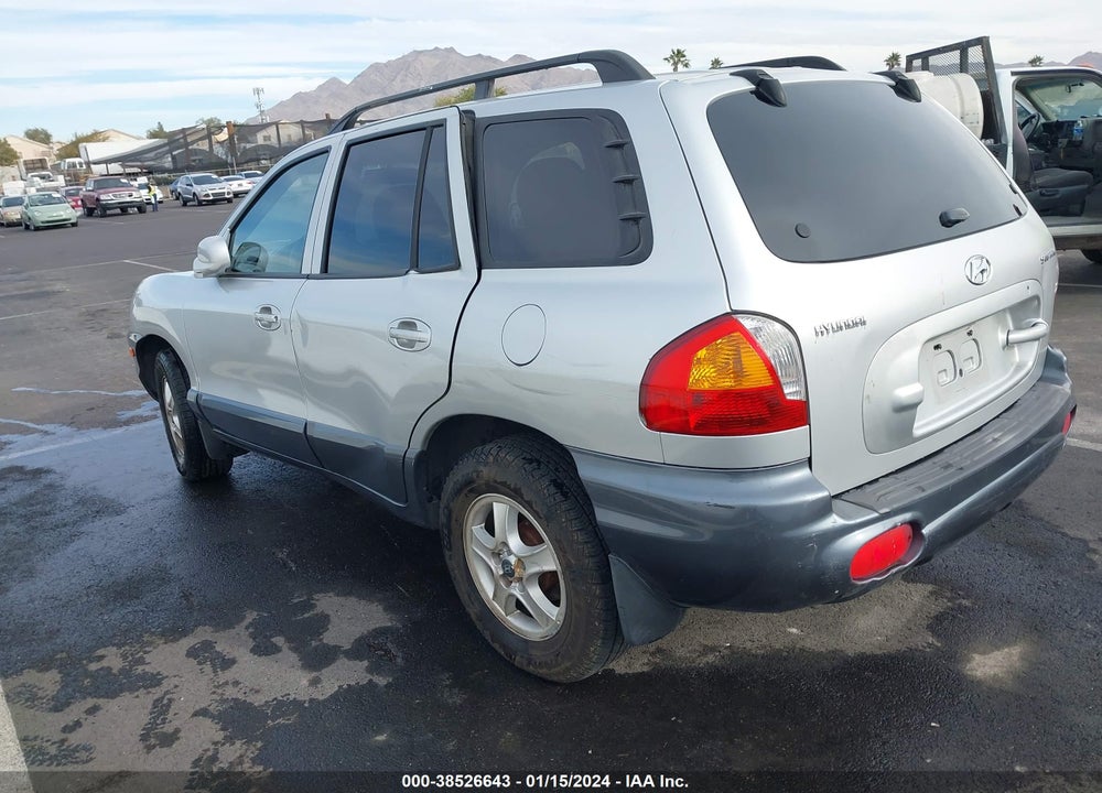 2004 HYUNDAI SANTA FE VIN: KM8SB12B84U663561