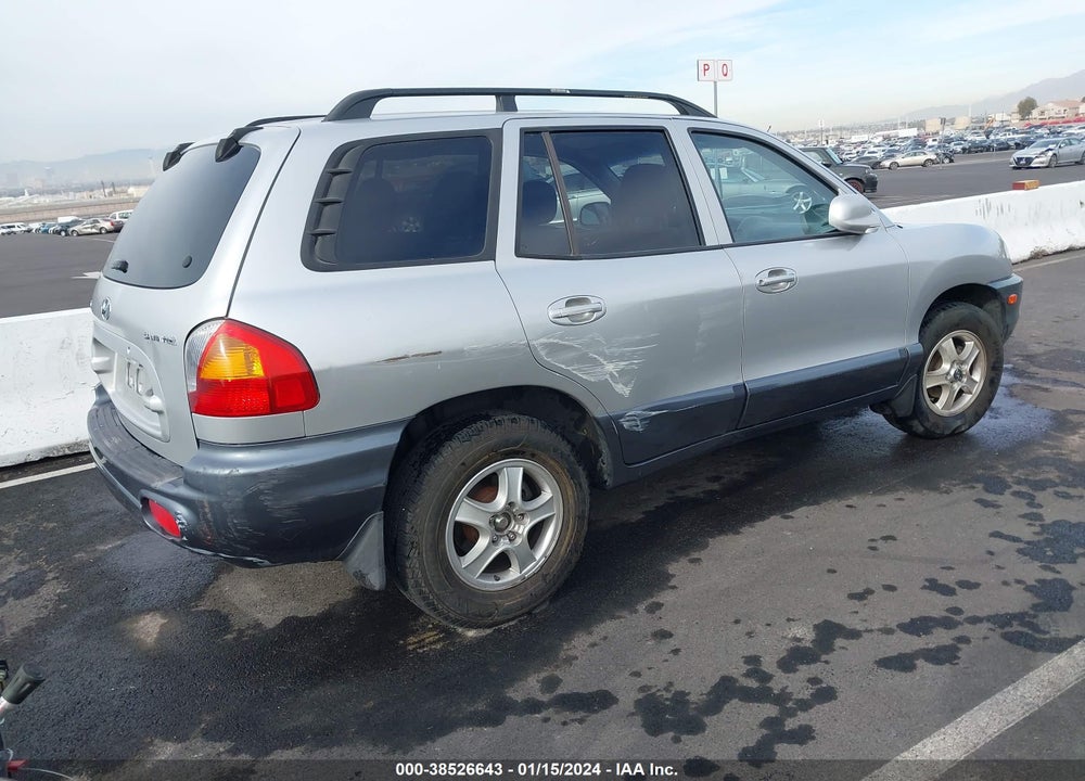 2004 HYUNDAI SANTA FE VIN: KM8SB12B84U663561