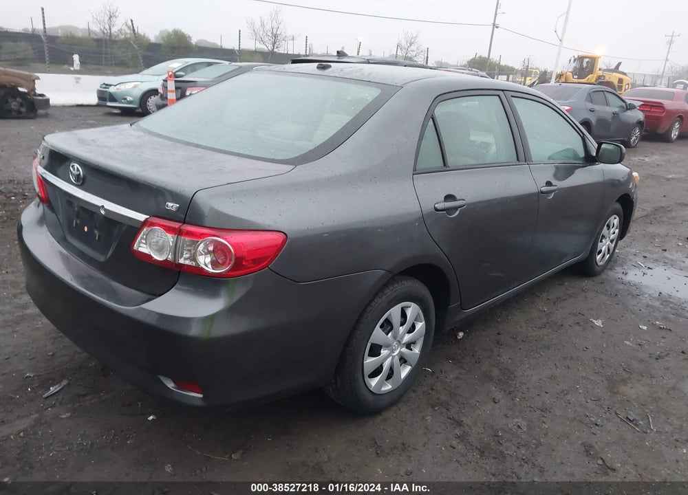 2011 TOYOTA COROLLA LE VIN: 2T1BU4EE5BC690037