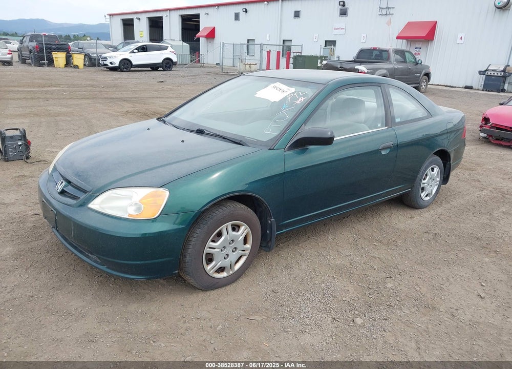 2001 HONDA CIVIC LX VIN: 1HGEM22501L035203