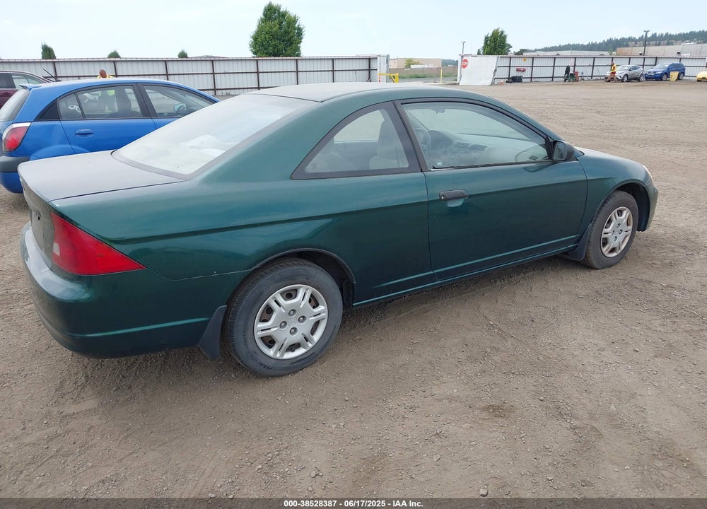 2001 HONDA CIVIC LX VIN: 1HGEM22501L035203