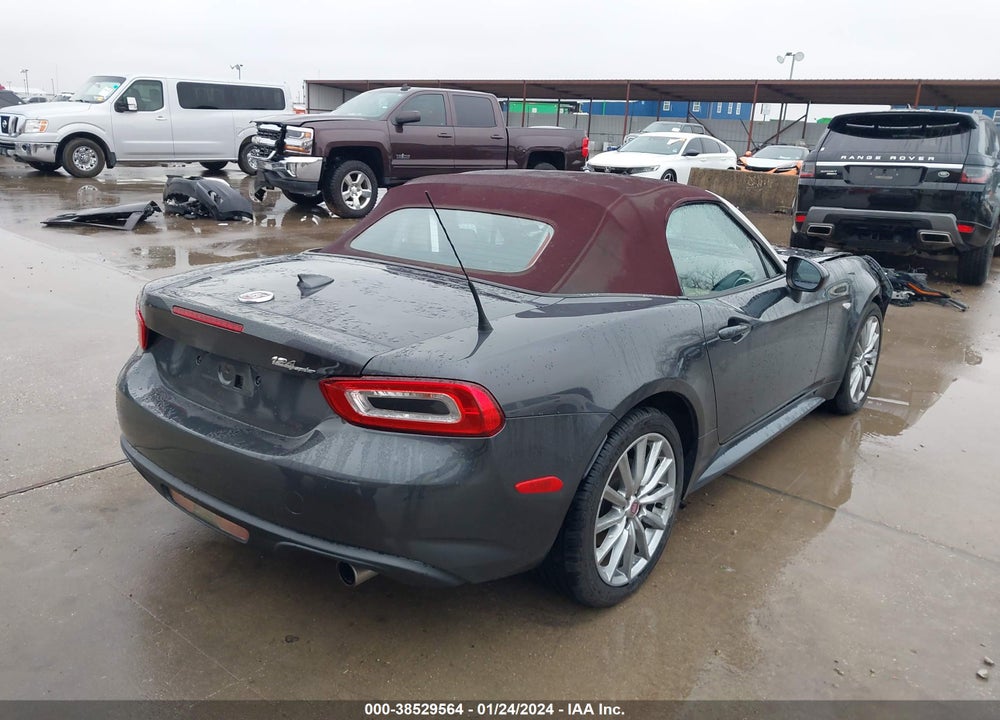 2018 FIAT 124 SPIDER LUSSO RED TOP EDITION VIN: JC1NFAEK8J0139103