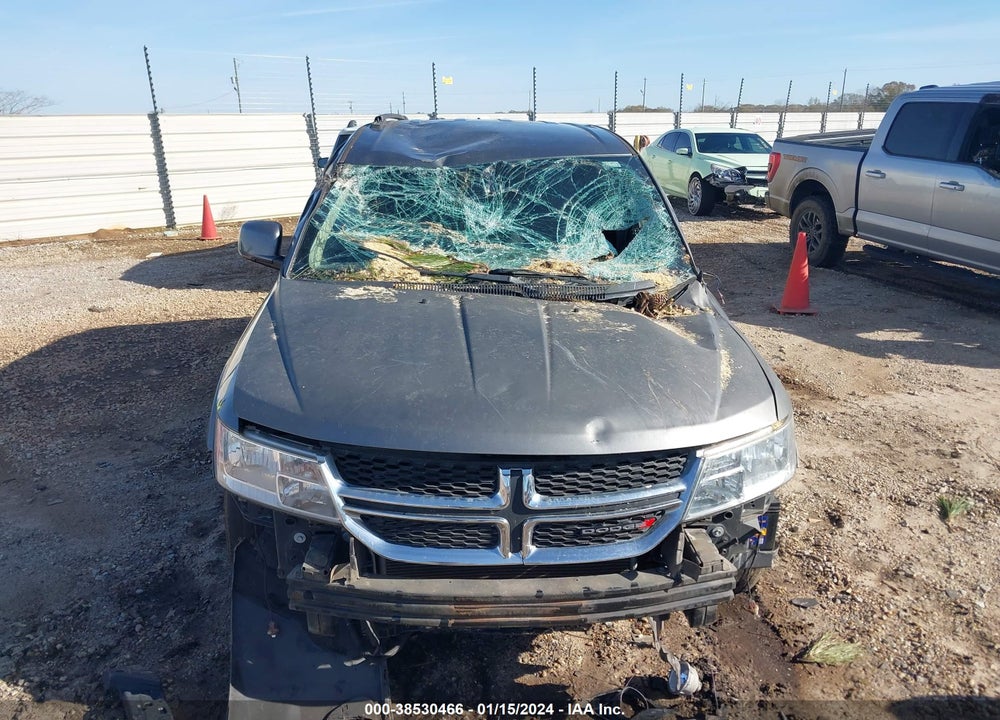 2013 DODGE JOURNEY SXT VIN: 3C4PDCBG0DT581491
