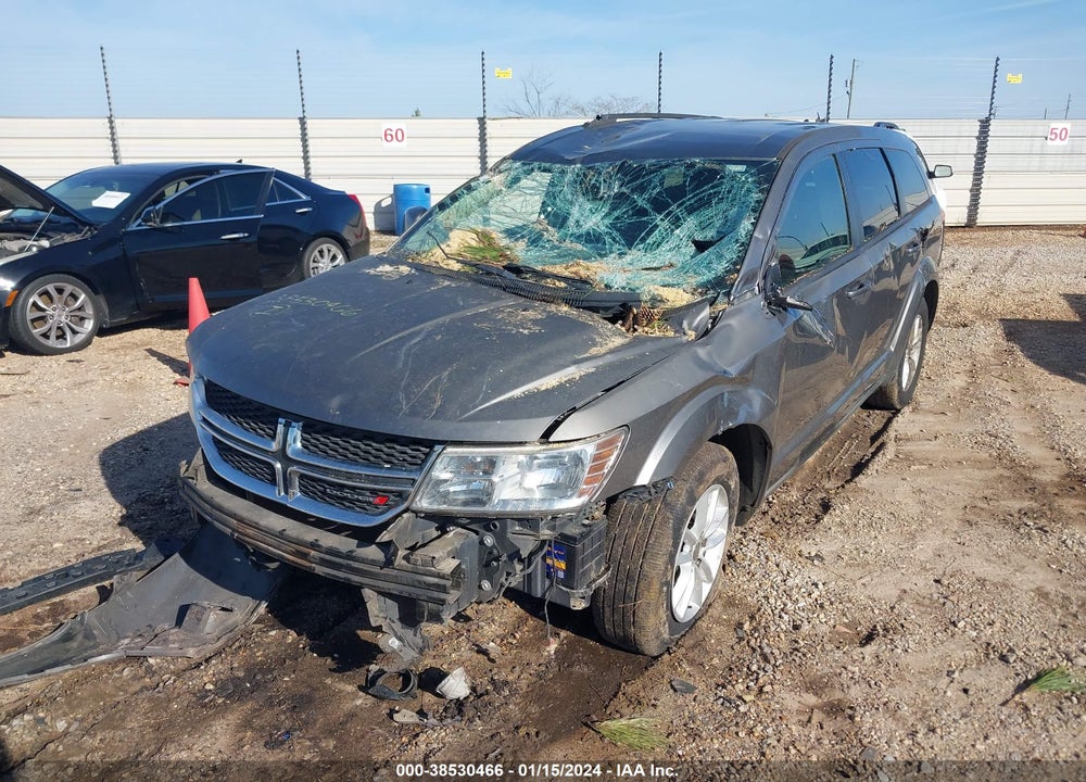 2013 DODGE JOURNEY SXT VIN: 3C4PDCBG0DT581491