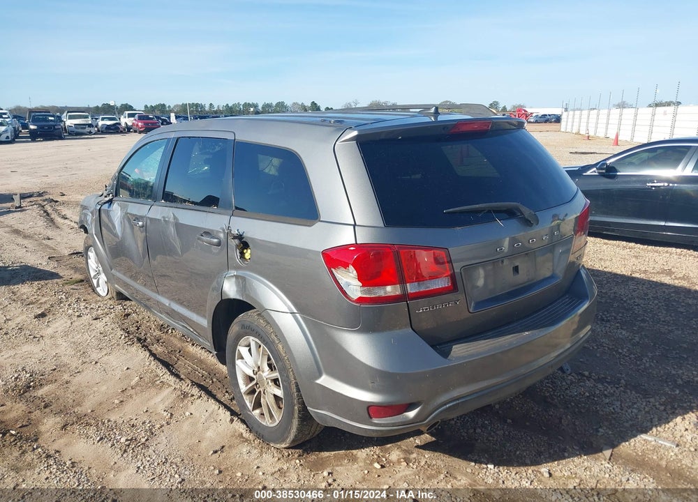 2013 DODGE JOURNEY SXT VIN: 3C4PDCBG0DT581491