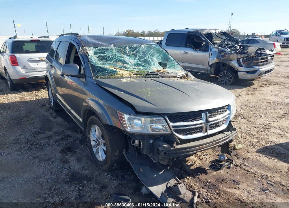 2013 DODGE JOURNEY SXT VIN: 3C4PDCBG0DT581491