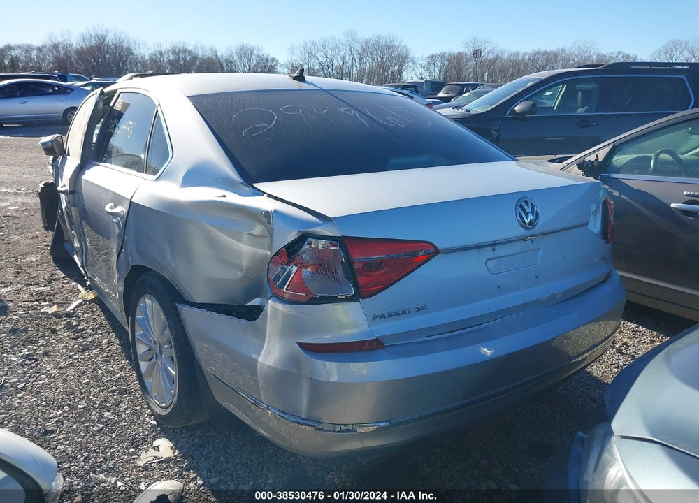 2016 VOLKSWAGEN PASSAT VIN: 1VWBS7A38GC037758