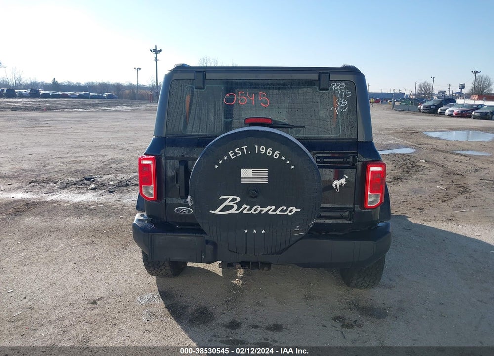 2022 FORD BRONCO VIN: 1FMDE5AH5NLB25775