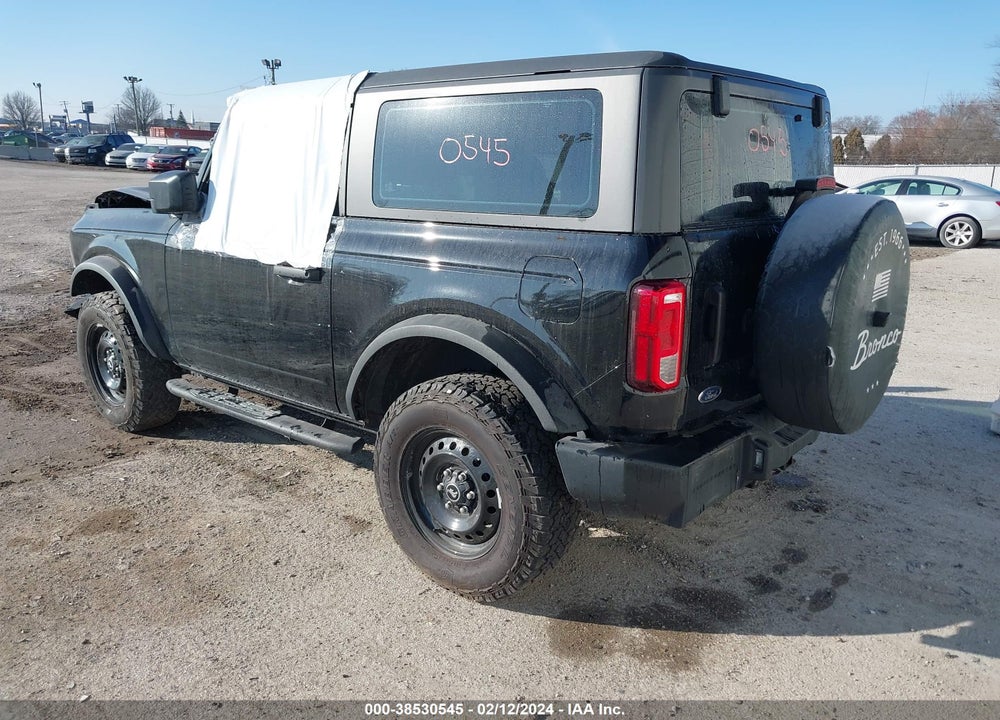 2022 FORD BRONCO VIN: 1FMDE5AH5NLB25775