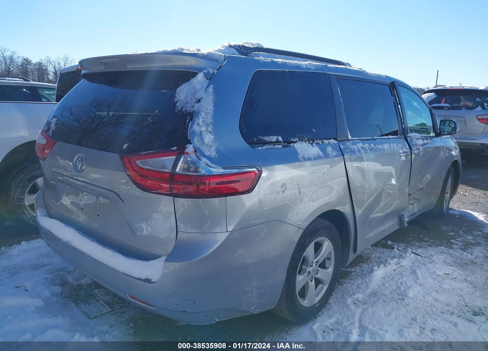2016 TOYOTA SIENNA LE 8 PASSENGER VIN: 5TDKK3DC8GS754988
