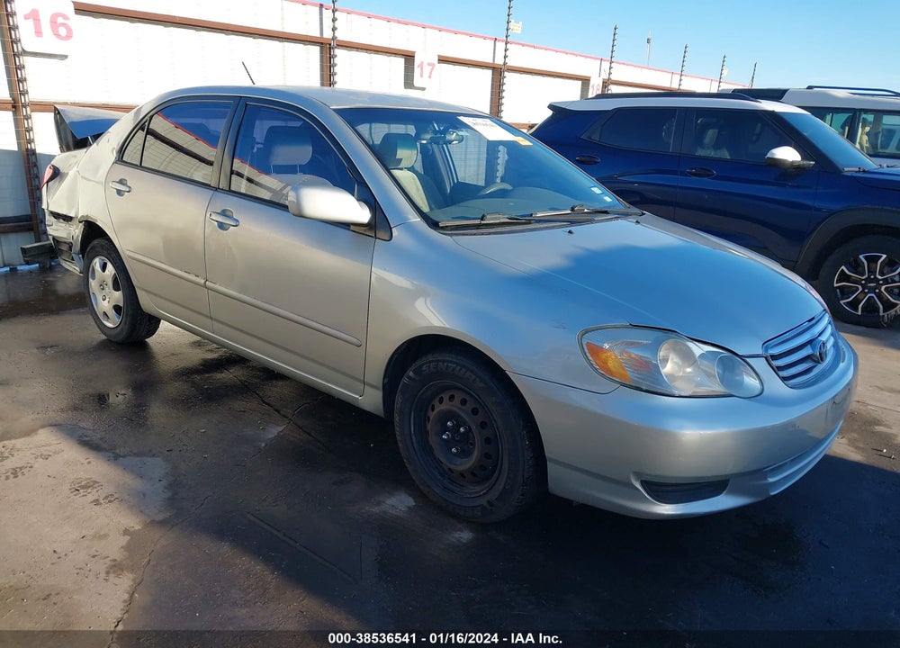 2003 TOYOTA COROLLA LE VIN: JTDBR32E632004927