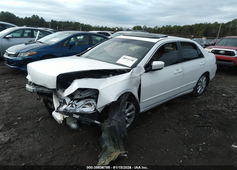 2007 HONDA ACCORD 3.0 EX VIN: 1HGCM66537A011264