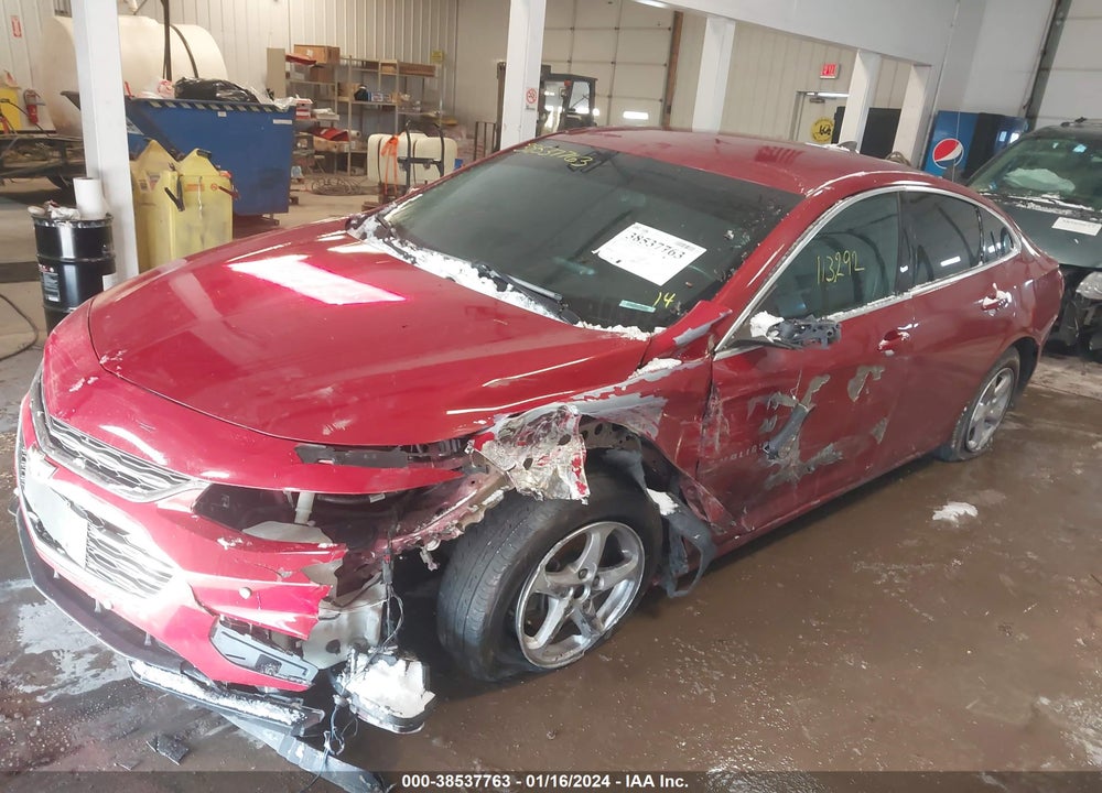 2016 CHEVROLET MALIBU VIN: 1G1ZB5ST9GF307012