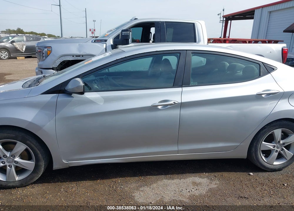 2013 HYUNDAI ELANTRA GLS VIN: 5NPDH4AE2DH374646
