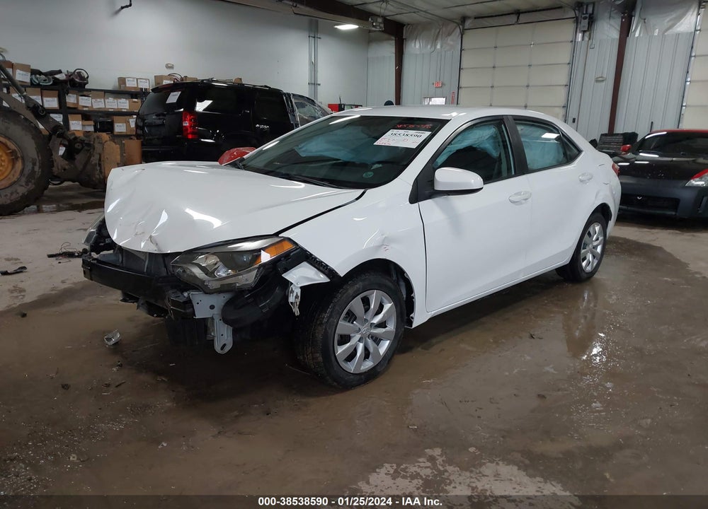 2014 TOYOTA COROLLA LE VIN: 5YFBURHE2EP080500