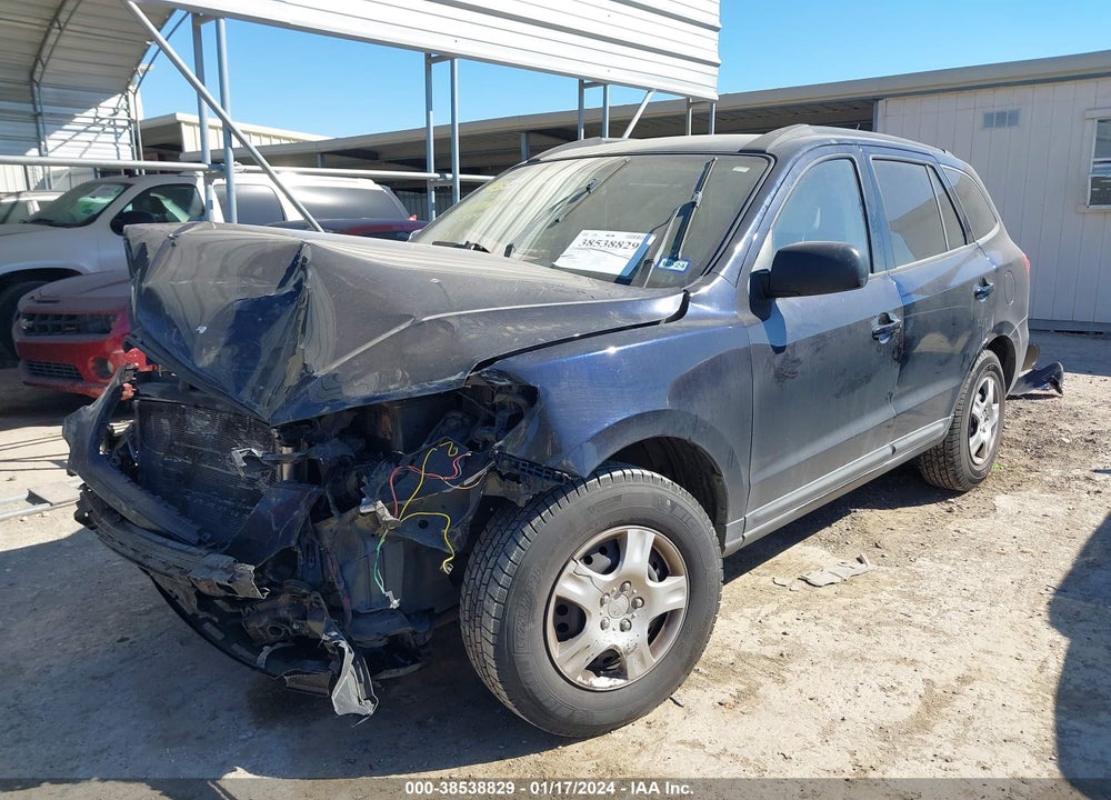 2009 HYUNDAI SANTA FE GLS VIN: 5NMSG13DX9H233793