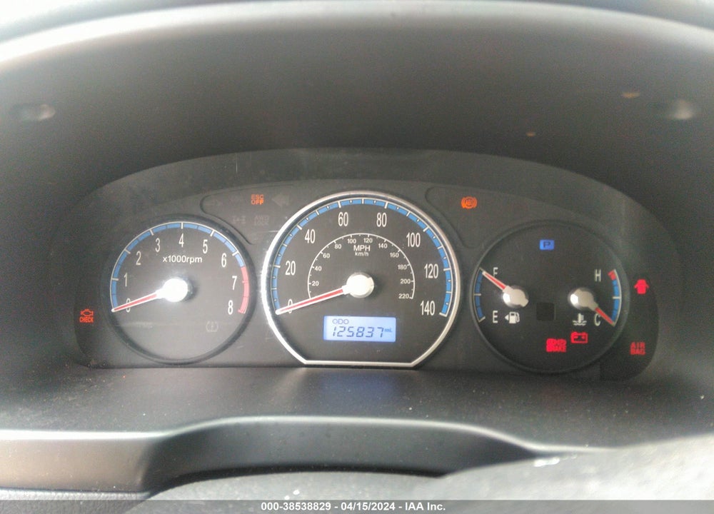 2009 HYUNDAI SANTA FE GLS VIN: 5NMSG13DX9H233793