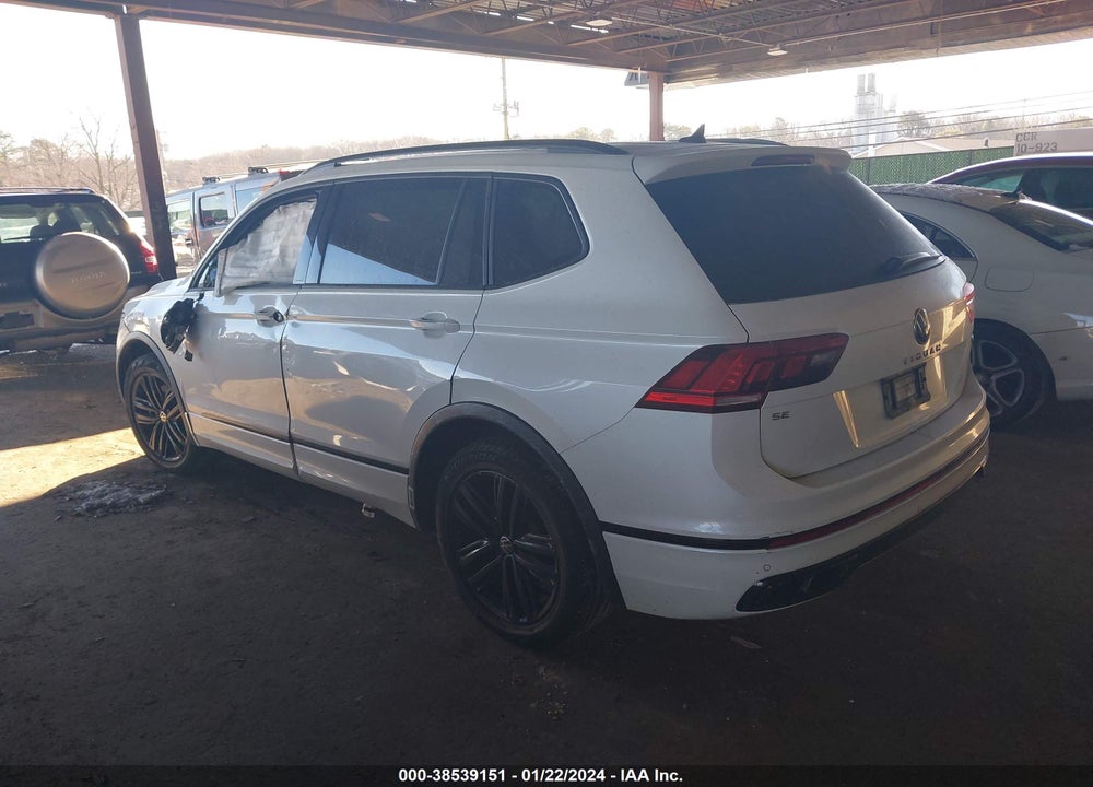2022 VOLKSWAGEN TIGUAN 2.0T SE R-LINE BLACK VIN: 3VV8B7AX6NM091251