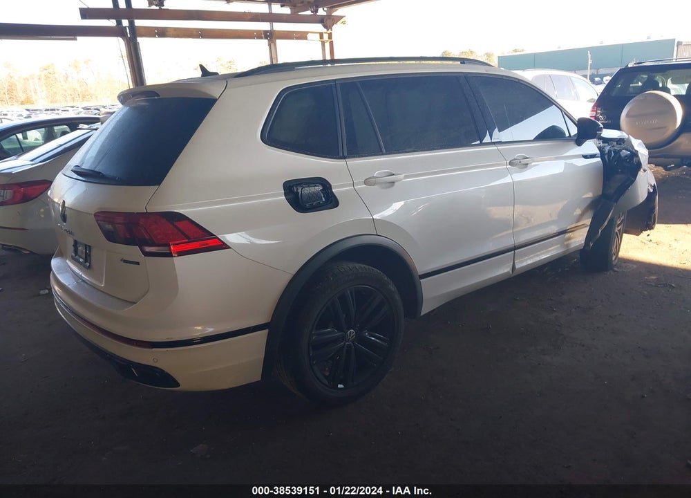 2022 VOLKSWAGEN TIGUAN 2.0T SE R-LINE BLACK VIN: 3VV8B7AX6NM091251