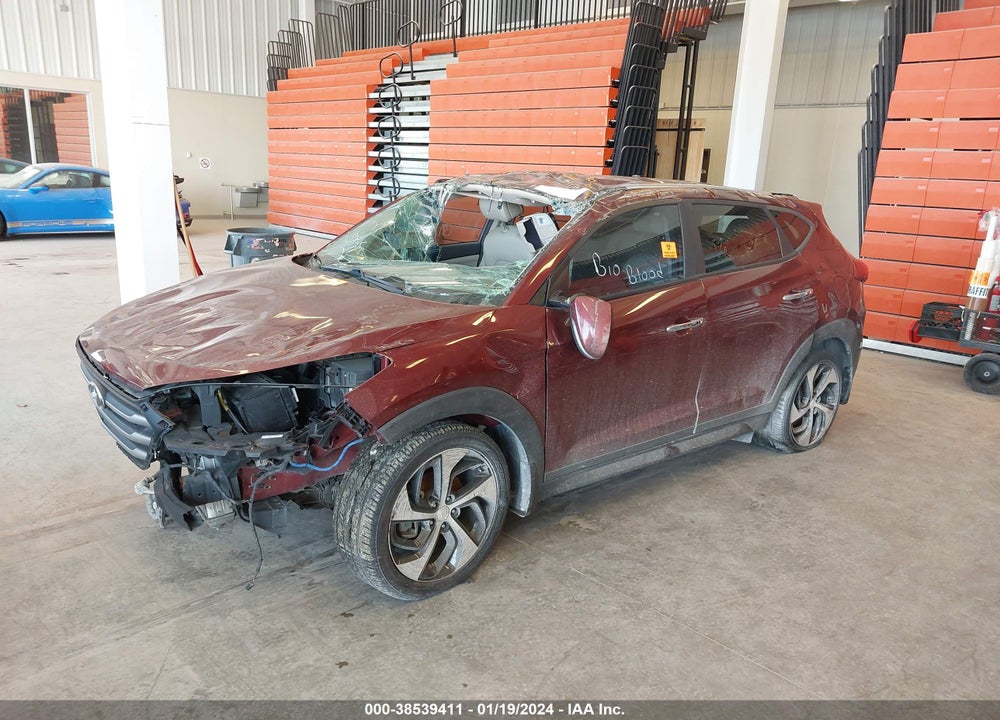 2016 HYUNDAI TUCSON LIMITED VIN: KM8J33A26GU165983