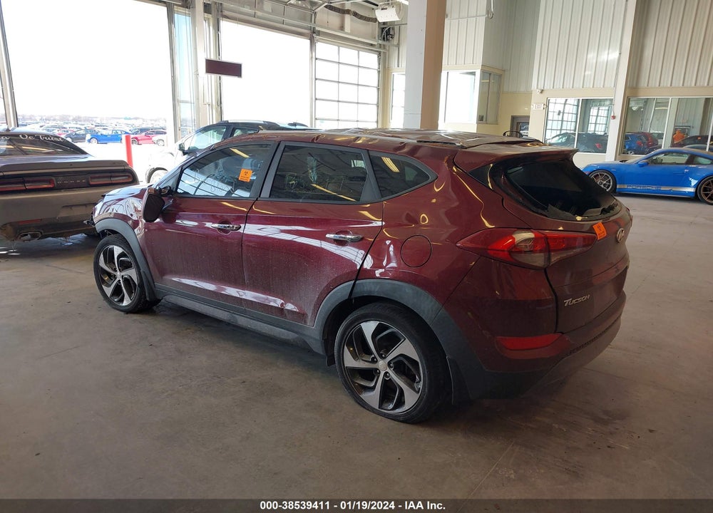 2016 HYUNDAI TUCSON LIMITED VIN: KM8J33A26GU165983