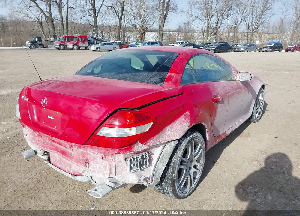 2007 MERCEDES-BENZ SLK 280 VIN: WDBWK54F77F152282
