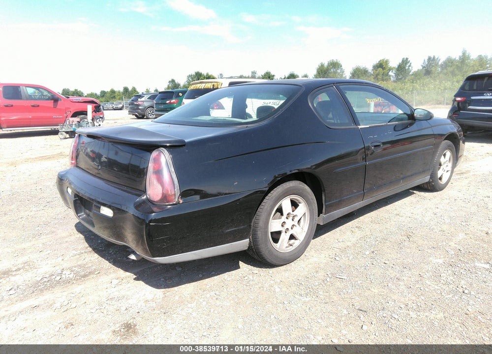 2000 CHEVROLET MONTE CARLO VIN: 2G1WW12E4Y9196767
