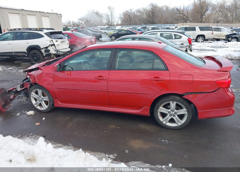 2009 TOYOTA COROLLA XRS VIN: 1NXBE40E09Z001406