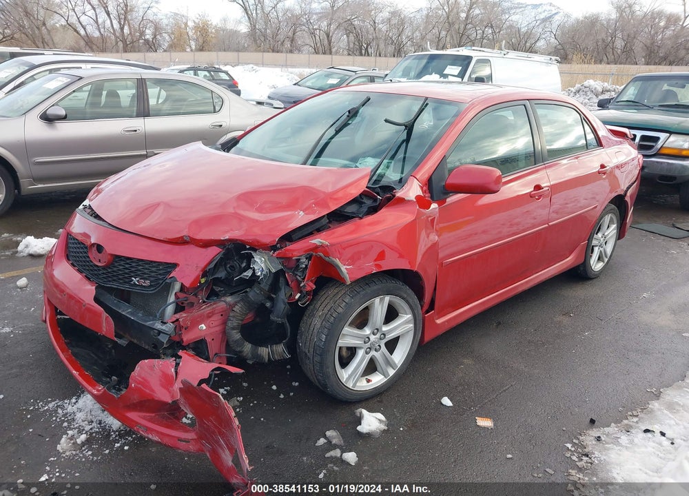 2009 TOYOTA COROLLA XRS VIN: 1NXBE40E09Z001406
