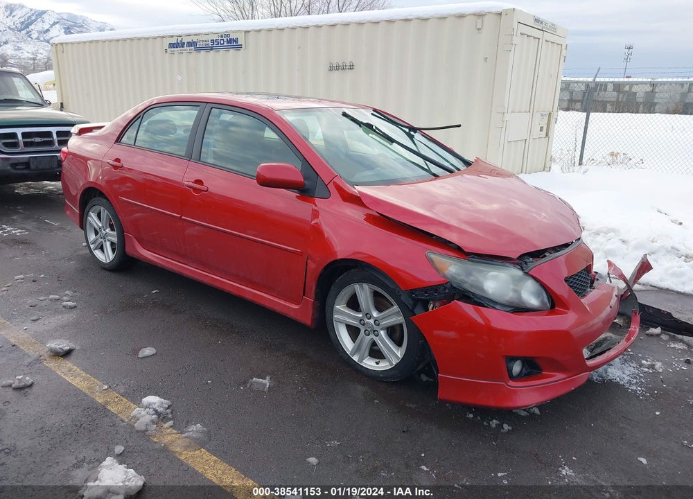 2009 TOYOTA COROLLA XRS VIN: 1NXBE40E09Z001406