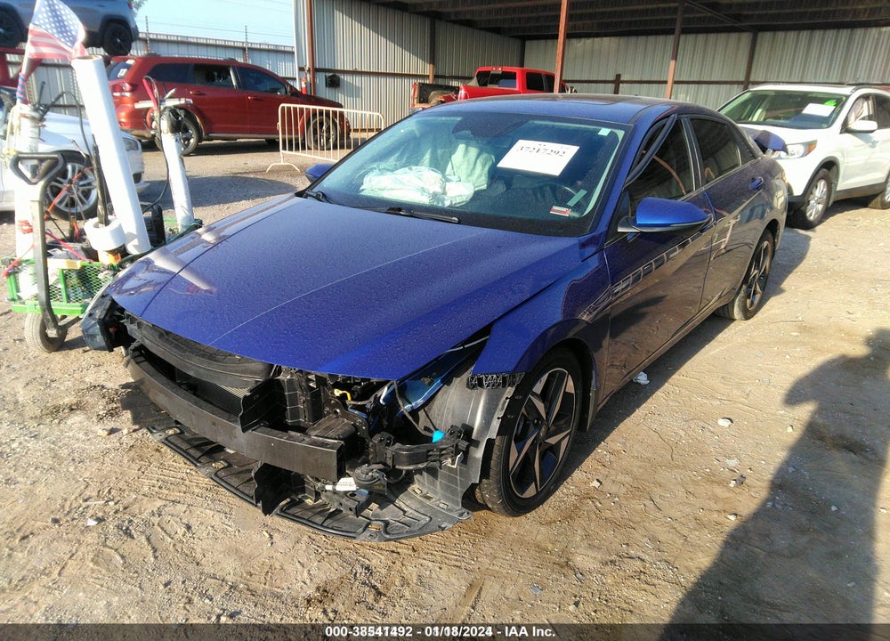 2021 HYUNDAI ELANTRA LIMITED VIN: 5NPLP4AG0MH026733