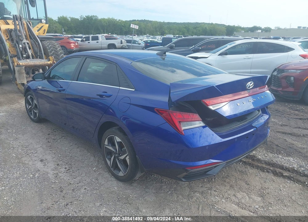 2021 HYUNDAI ELANTRA LIMITED VIN: 5NPLP4AG0MH026733
