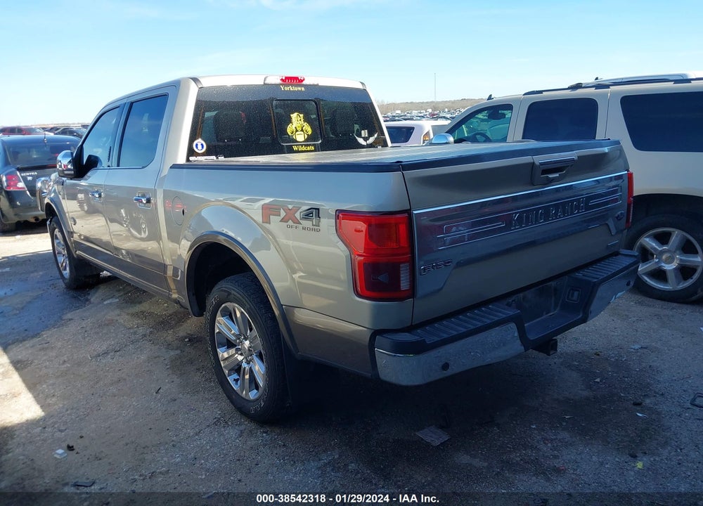 2018 FORD F-150 KING RANCH VIN: 1FTEW1EG9JFA30998